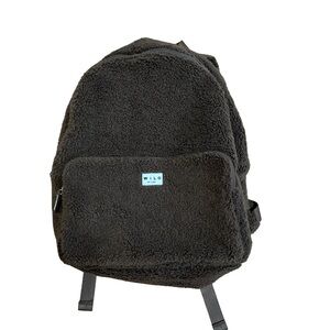 WILO the Label Backpack Brown Sherpa Comfort School Everyday NEW